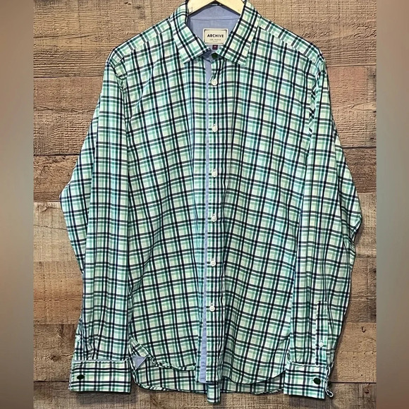 🌻 TED BAKER Archive French Cuff Dress Shirt Neck size 17 wedding guest party - Picture 1 of 8
